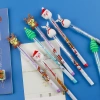Santa Claus series stationery for primary school students, creative and cute cartoon no-sharpening pencils, convenient no-sharpening pencils Application Scenario